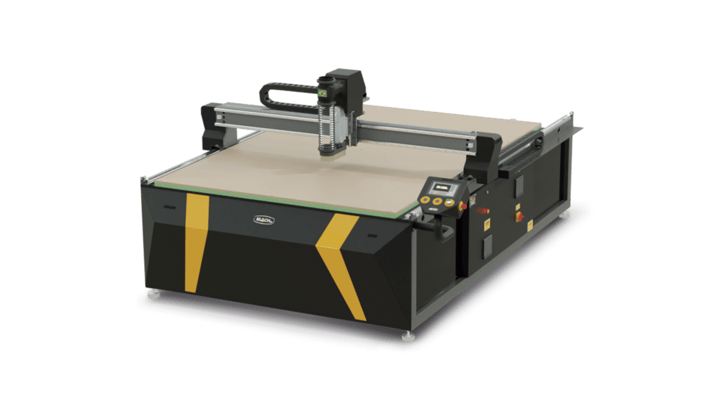 Máquina cnc router spark para marcenaria possibilita cortes e furações em madeira para móveis