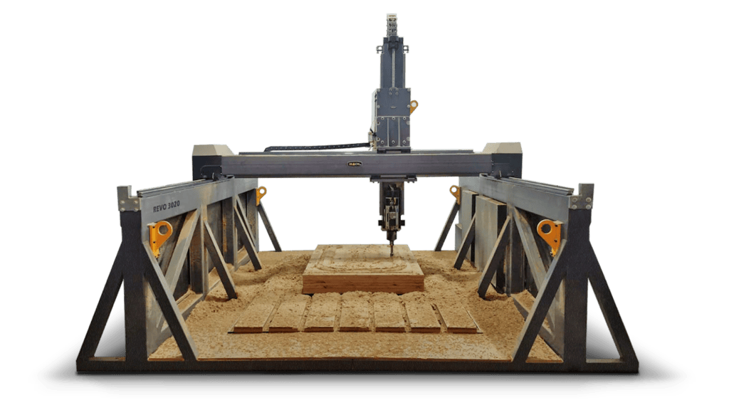 Revo 3020 cnc da Mach para indústria de moldes para peças automobilísticas;